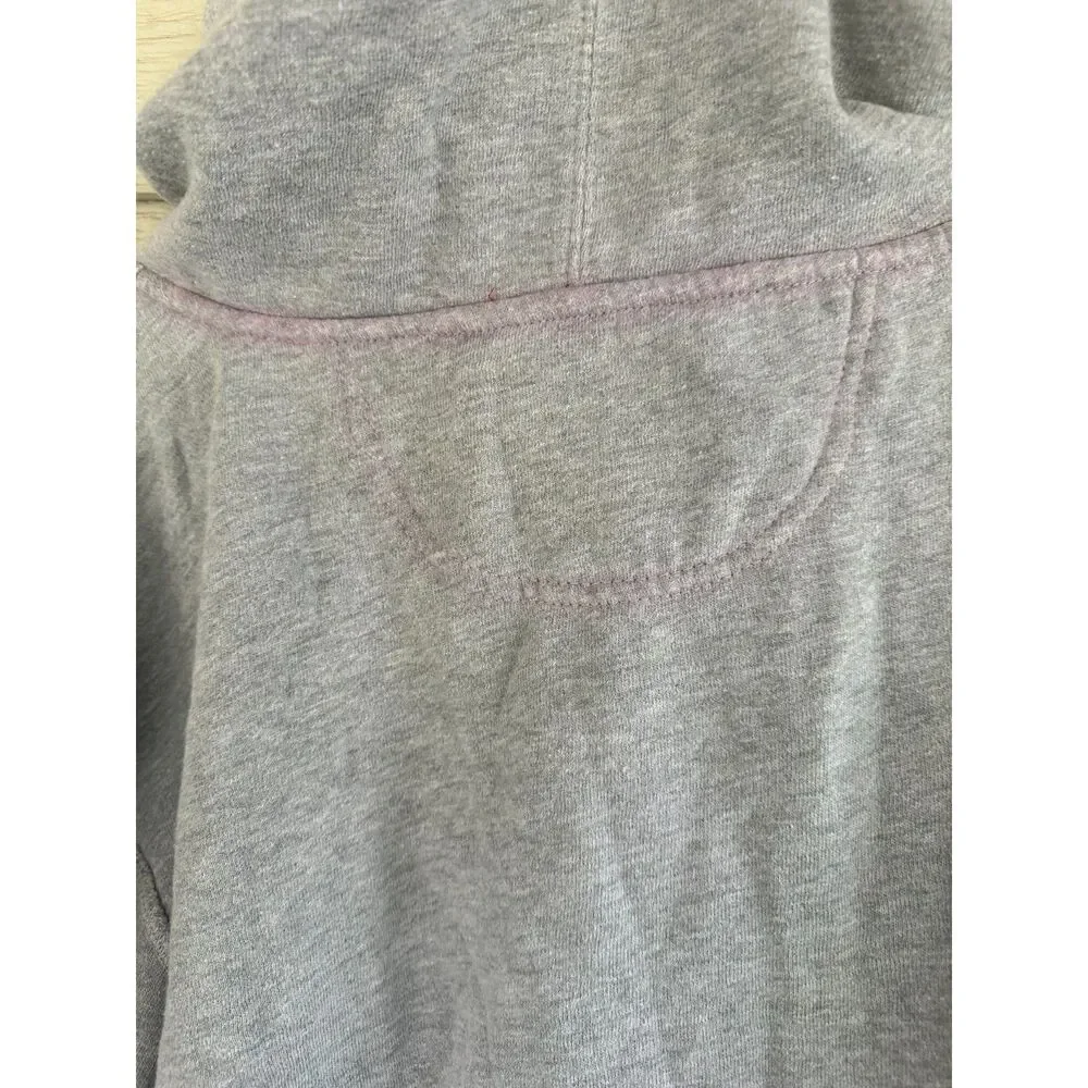 WSU Cougars Champs Team Edition Full Zip Fleece Hoodie Gray Crimson XL